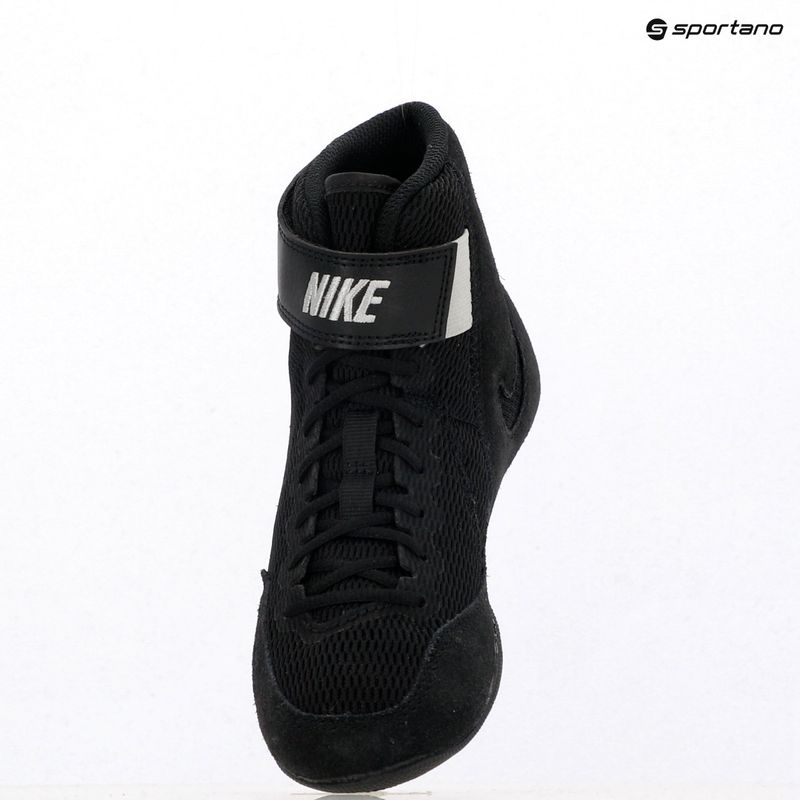 Dětské zápasnické boty Nike Speedsweep VIII GS black/white/black/wolf grey 9