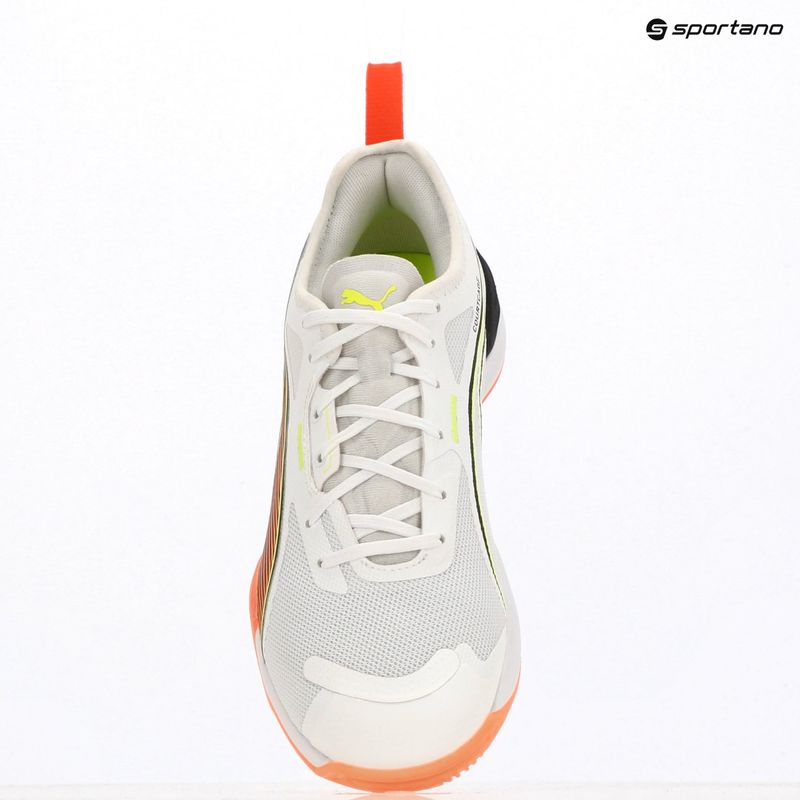Boty na házenou PUMA Eliminate Nitro 4 Game On puma white/glowing red/ultra blue 16