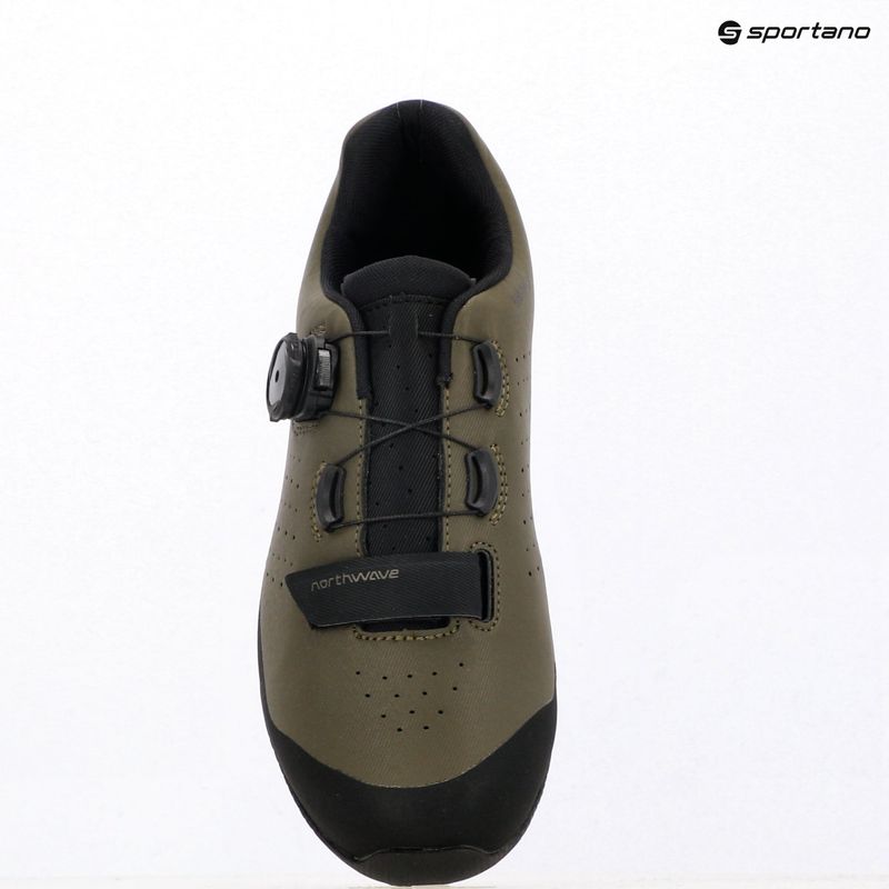 Pánské MTB cyklistické boty Northwave Hammer Plus green forest/black 11