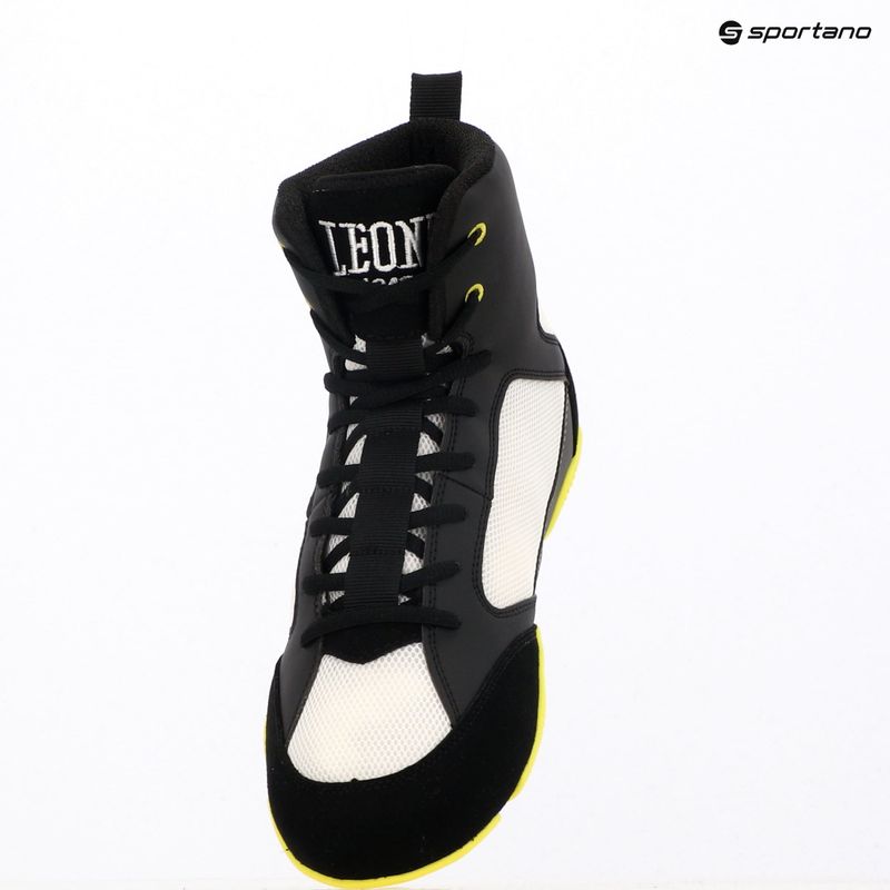 Boxovací boty LEONE 1947 Premium Boxing black/lime/black/lime 16