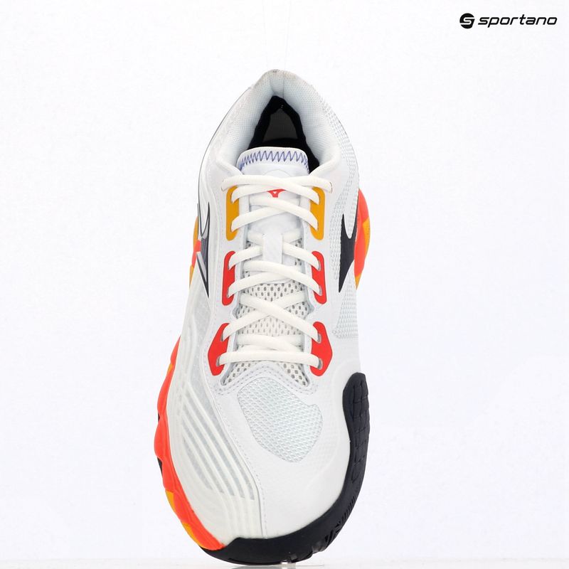 Tenisové boty Mizuno Wave Enforce Tour 6 AC white/fiery coral 2/citrus 12
