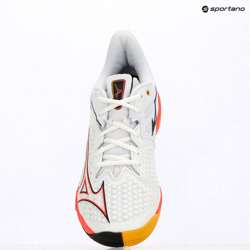 Pánské tenisové boty Mizuno Wave Exceed Tour 6 AC white/fiery coral 2/citrus 12