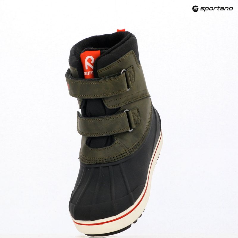 Dětské sněhule Reima Coconi khaki green 10