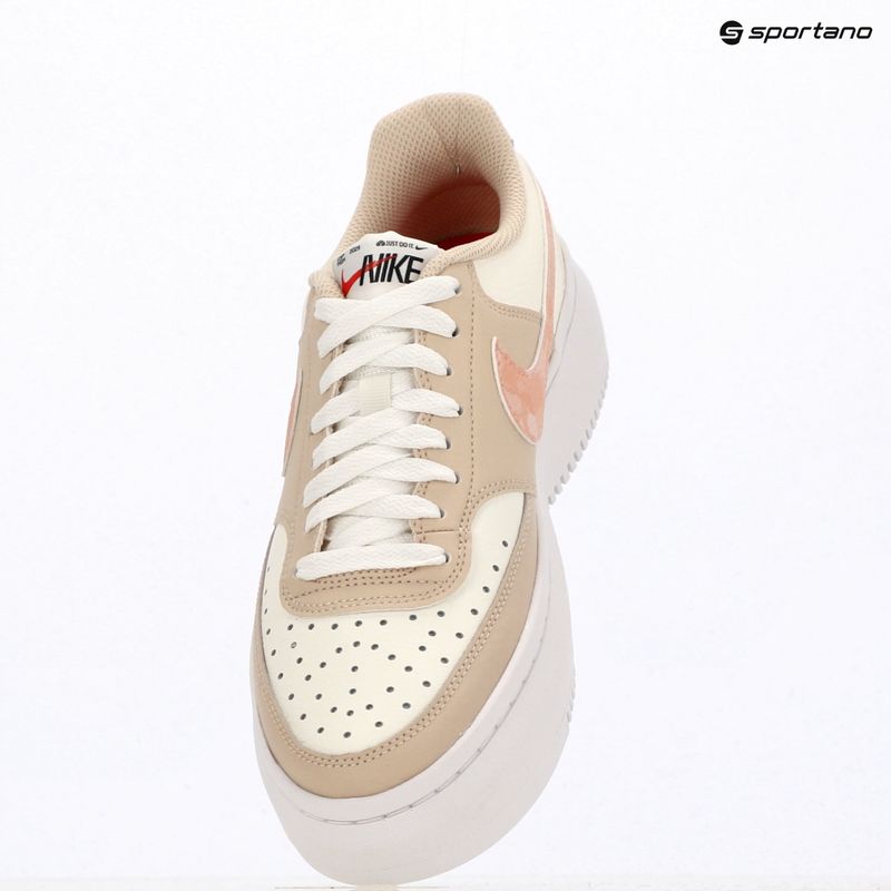 Dámské boty Nike Court Vision Alta sail/white/sanddrift/arctic orange 11