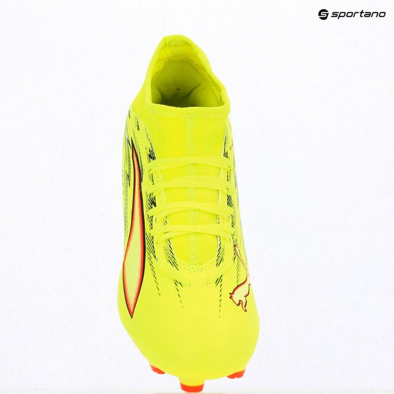 Fotbalové kopačky PUMA Ultra 6 Play+ FG/AG yellow alert/puma black/glowing red/lime squeeze 9