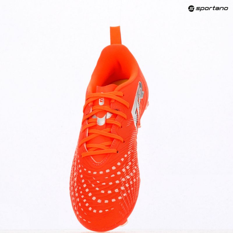 Dětské kopačky PUMA Future 9 Play FG/AG Jr glowing red/puma white/puma black/puma silver 9