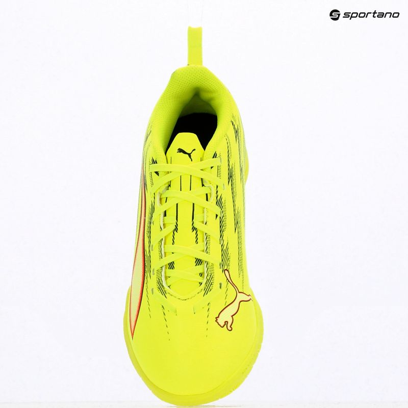 Dětské kopačky PUMA Ultra 6 Play IT Jr yellow alert/puma black/glowing red/lime squeeze 9