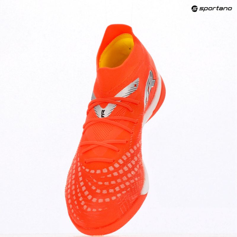 Kopačky PUMA Future 9 Match IT glowing red/puma white/puma black/puma silver 9
