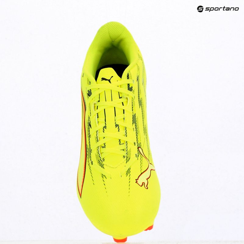 Kopačky PUMA Ultra 6 Play FG/AG yellow alert/puma black/glowing red/lime squeeze 9