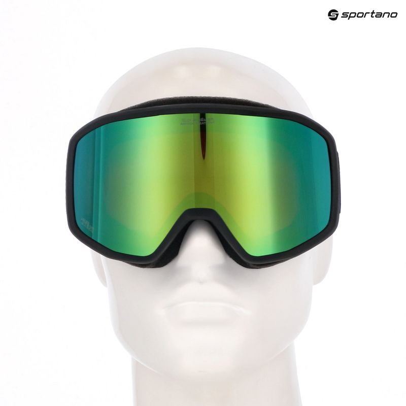 Pánské snowboardové brýle Quiksilver Harper black/clux ml green 6