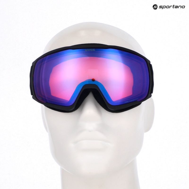 Lyžařské brýle UVEX Victorious S FM matt black/mirror blue 10