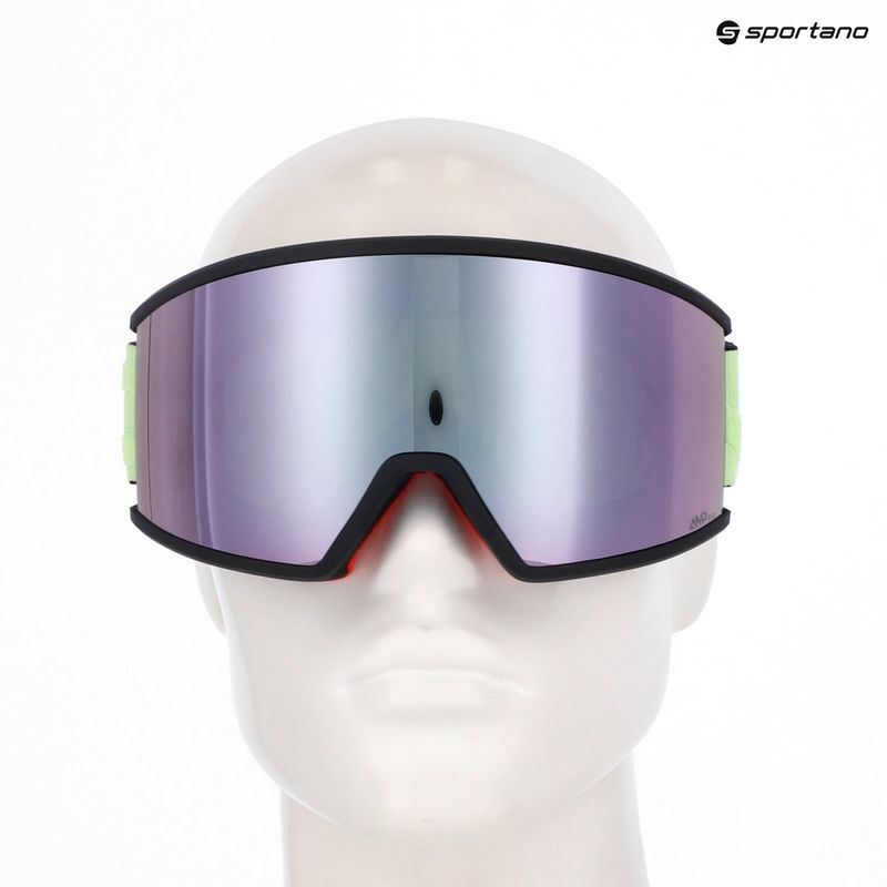 Lyžařské brýle SCOTT Ambit Compact glow green/amp lavender chrome 6