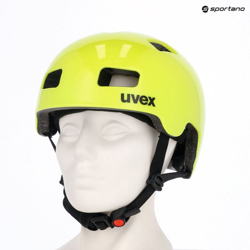 Dětská cyklistická přilba UVEX HLMT 4 neon yellow 7