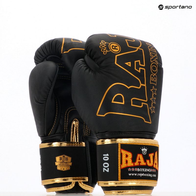 Boxerské rukavice RAJA BOXING Origin Standard Genuine Leather black 9