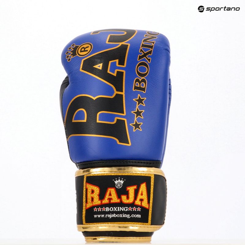 Boxerské rukavice RAJA BOXING Origin Standard Genuine Leather blue 3