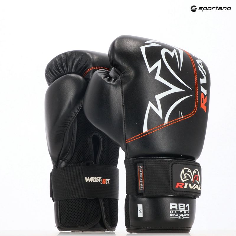 Boxerské rukavice Rival RB1 Ultra Bag 2.0 l black 9