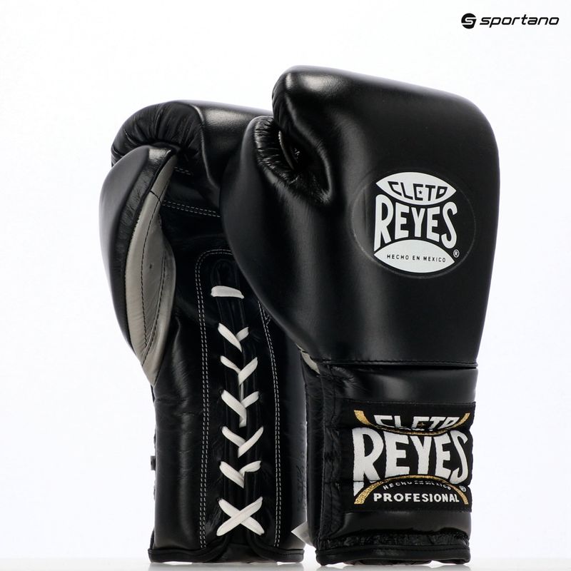 Rukavice na box Cleto Reyes Lace Up Sparring black 3