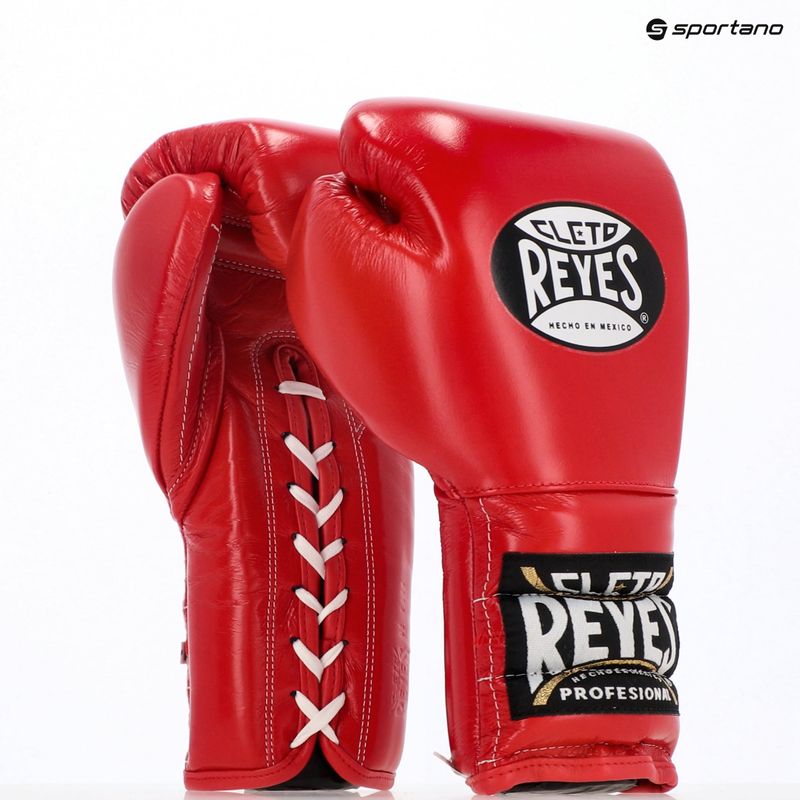 Boxerské rukavice  Cleto Reyes Lace Up Sparring red 3