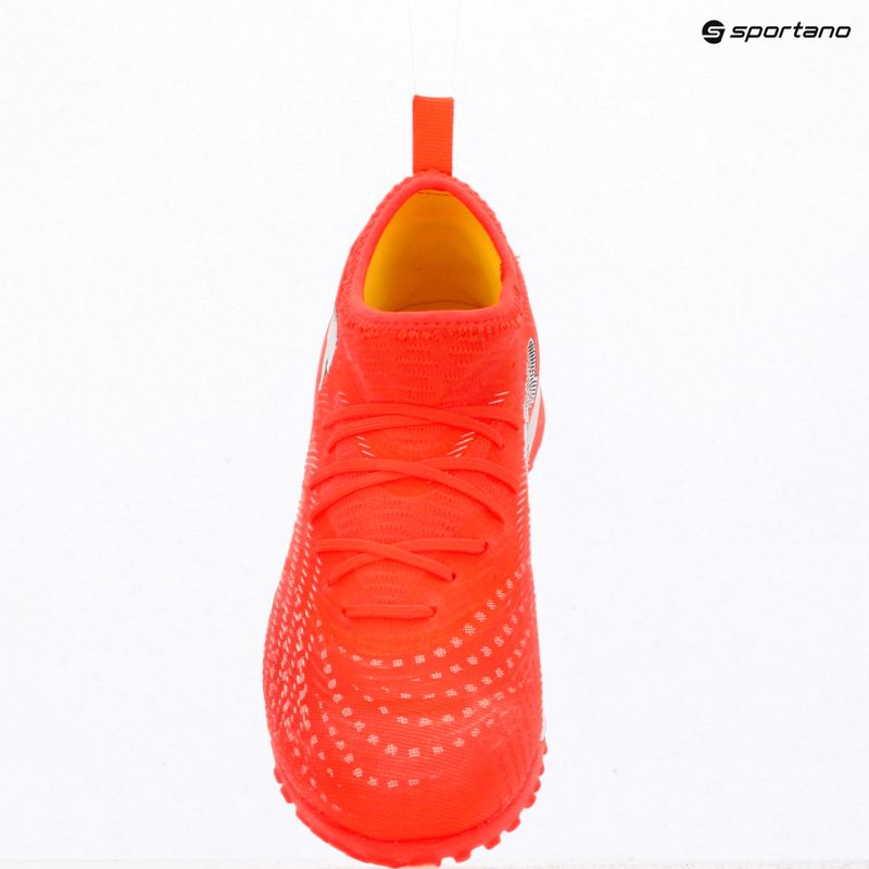 Kopačky PUMA Future 9 Match TT + Mid Jr glowing red/puma white/puma black/puma silver 10