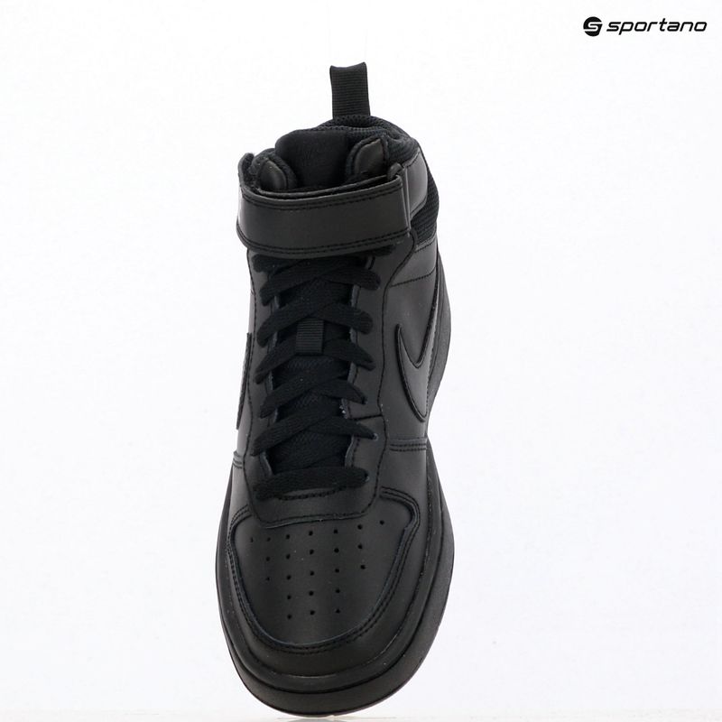 Boty Nike Court Borough Mid 2 black/black/black 10