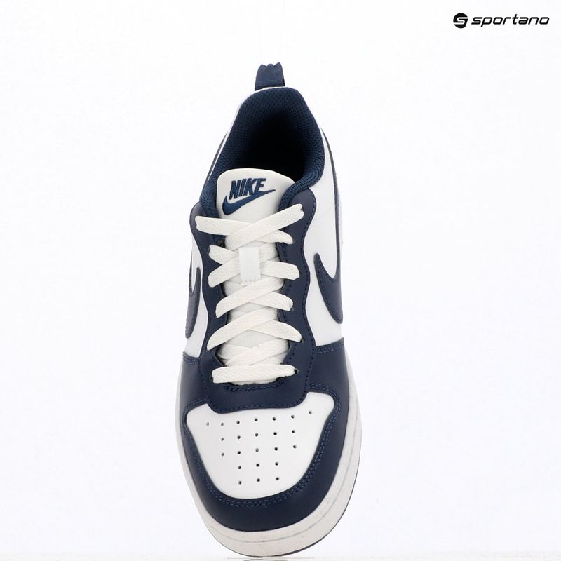 Dětské tenisky Nike Court Borough Low Next Bloom white/white/midnight navy 11