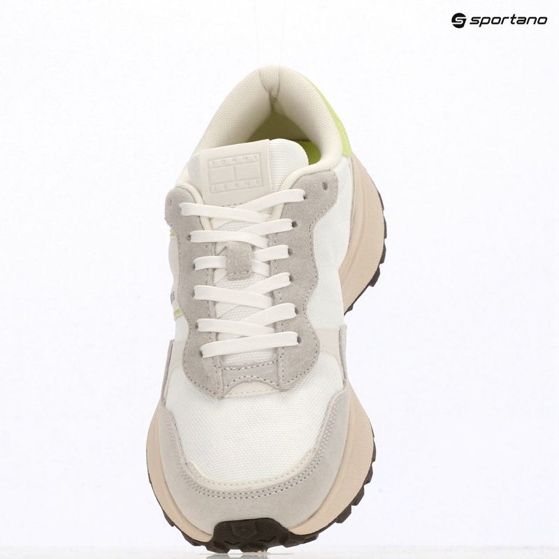 Dámské boty Tommy Jeans Sporty Runner lime essence/ivory 9