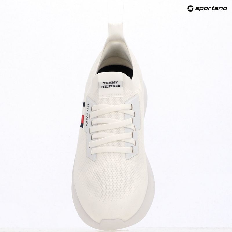 Pánské boty Tommy Hilfiger Lightweight Knitted Runner white 9