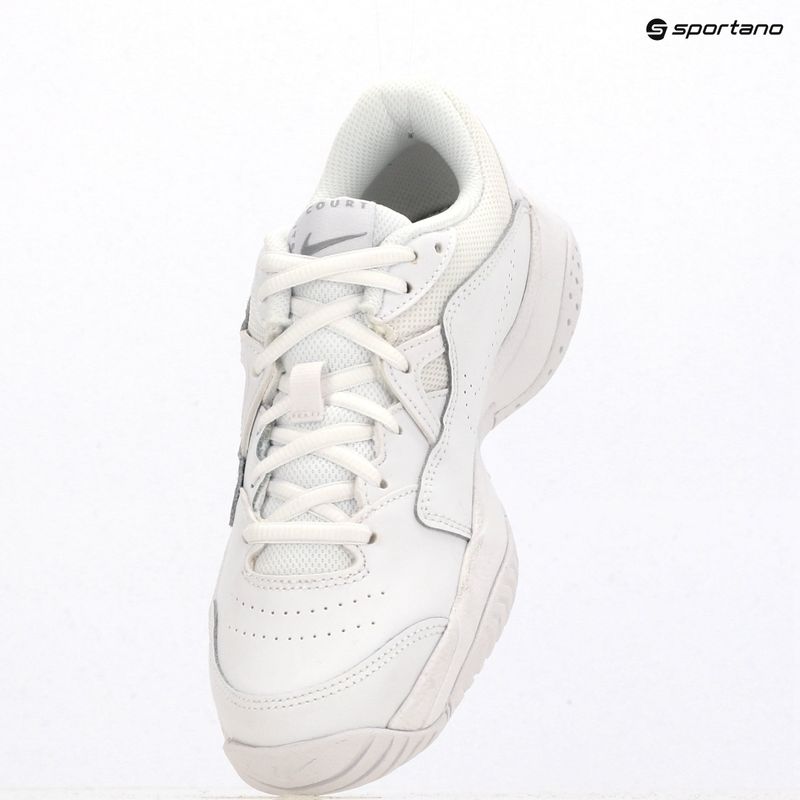 Dětské tenisové boty Nike Court Lite 2 Jr white/metallic silver 9