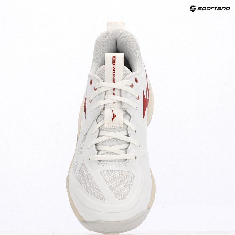 Dámské volejbalové boty Mizuno Wave Momentum Pro white/rose elegance/lava falls 9