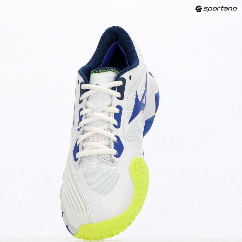 Tenisové boty Mizuno Wave Enforce Tour 2 CC white/dazzling blue/lightning 9