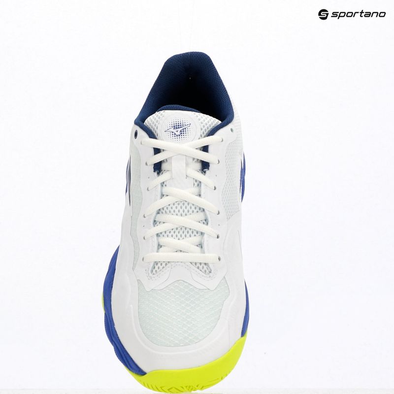 Pánské tenisové boty Mizuno Wave Enforce Court AC white/dazzling blue/lightning 9