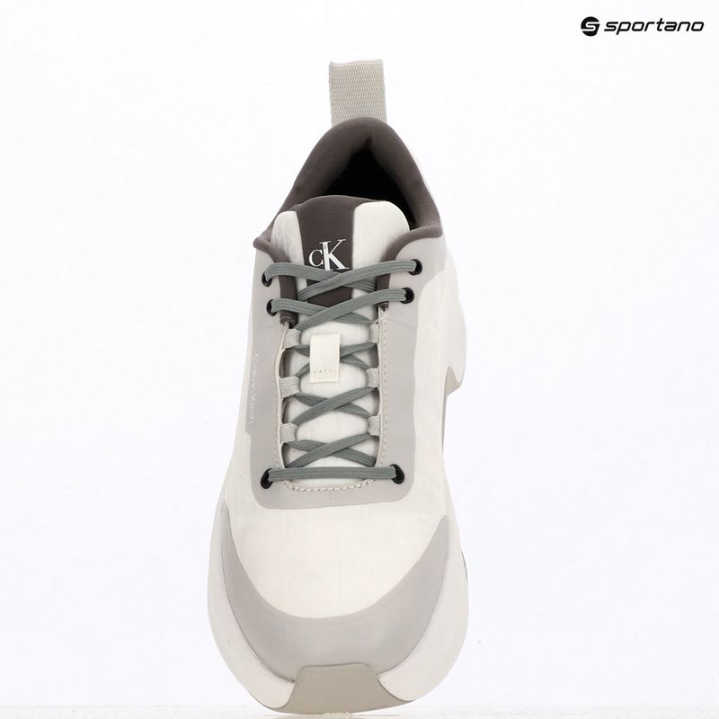 Pánské boty Calvin Klein Chunky Runner Laceup Mix Aop white/granite road/granite gray 9