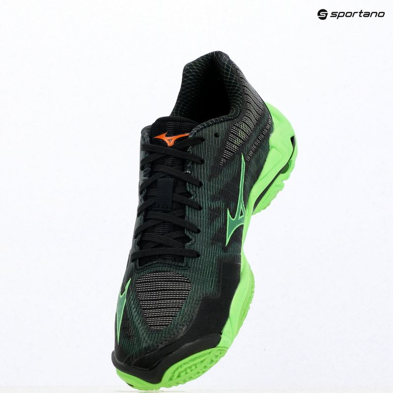 Volejbalové boty Mizuno Wave Lightning Elite black/glowing apple/mandarin orange 9