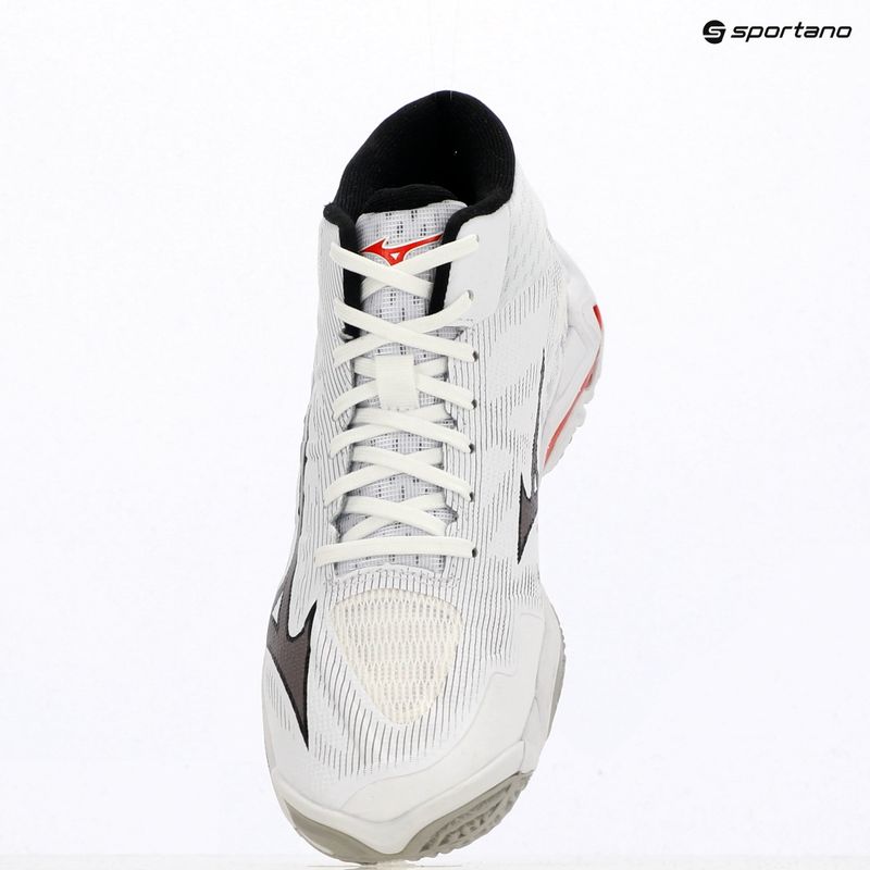 Volejbalové boty Mizuno Wave Lightning Elite Mid white/black/fiery red 9