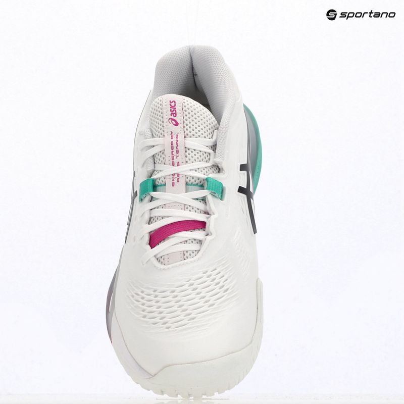 Pánské tenisové boty ASICS Gel-Resolution X white/aurora green 9
