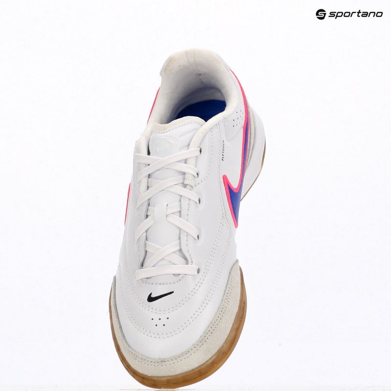Dětské kopačky Nike Tiempo Streetgato Jr white/pink blast/racer blue 10