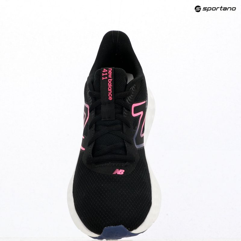 Dámské běžecké boty New Balance Fresh Foam 411's V3 black/real pink/blue oyster 9