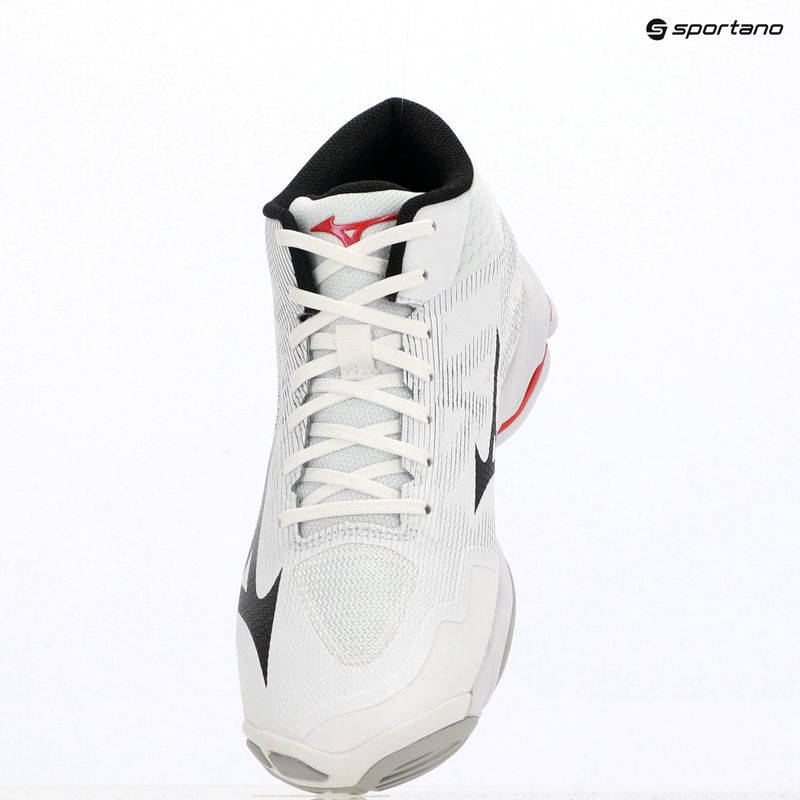 Volejbalové boty Mizuno Wave Lightning Pro Mid white/black/fiery red 9
