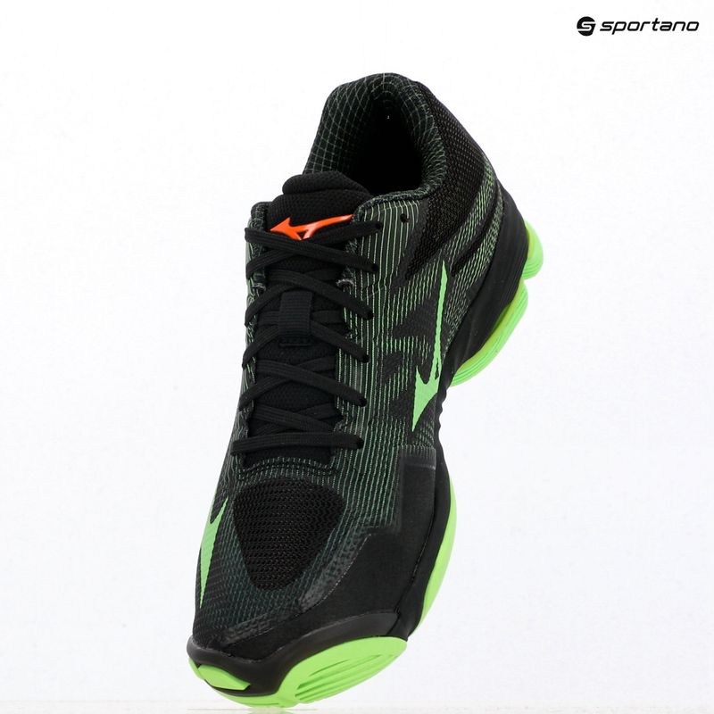 Volejbalové boty Mizuno Wave Lightning Pro black/gloving apple/mandarin orange 9