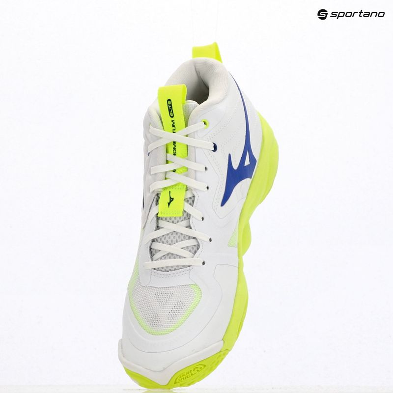 Volejbalové boty Mizuno Wave Momentum Elite Mid white/lightning yellow/dazzling blue 12