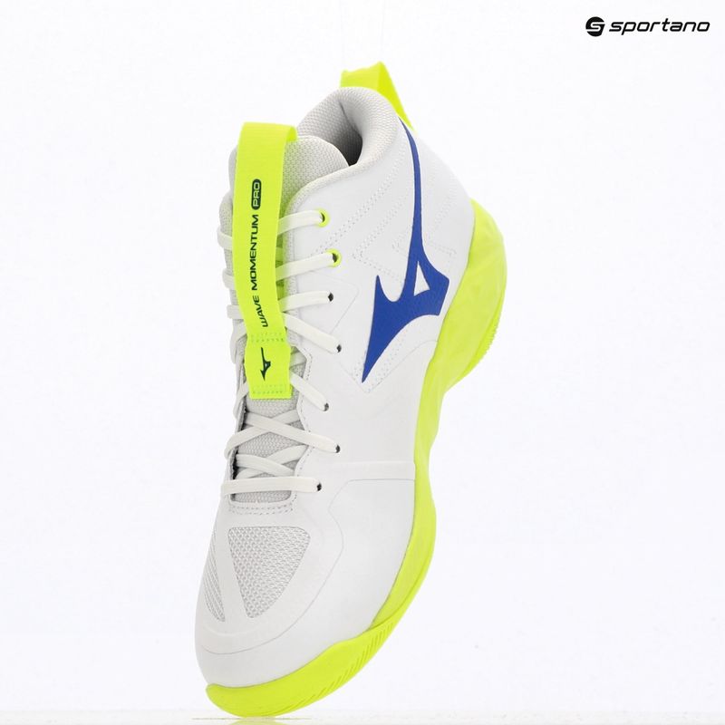 Volejbalové boty Mizuno Wave Momentum Pro Mid white/lightning yellow/dazzling blue 12