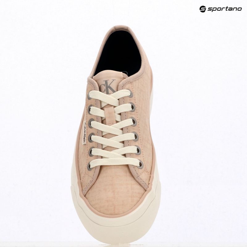 Dámské boty Calvin Klein HW0HW02970 Vulc Flatf Laceup Ripst whisper pink/key largo 9