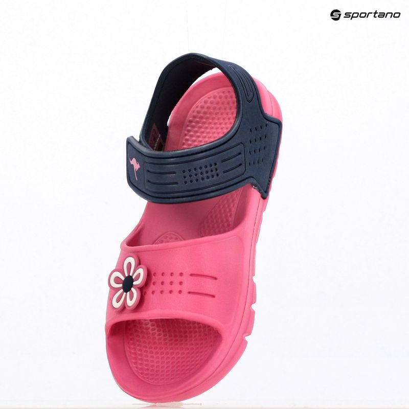 Dětské sandály Kangaroos KangaSwim II daisy pink/dark navy 11