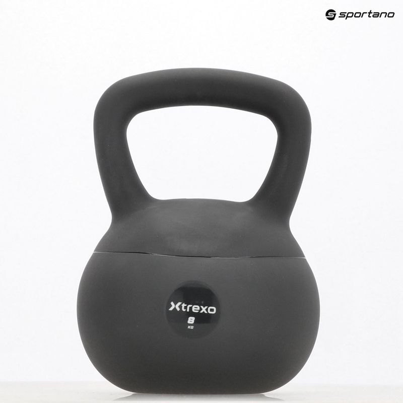 Měkký kettlebell XTREXO 8 kg grey 9