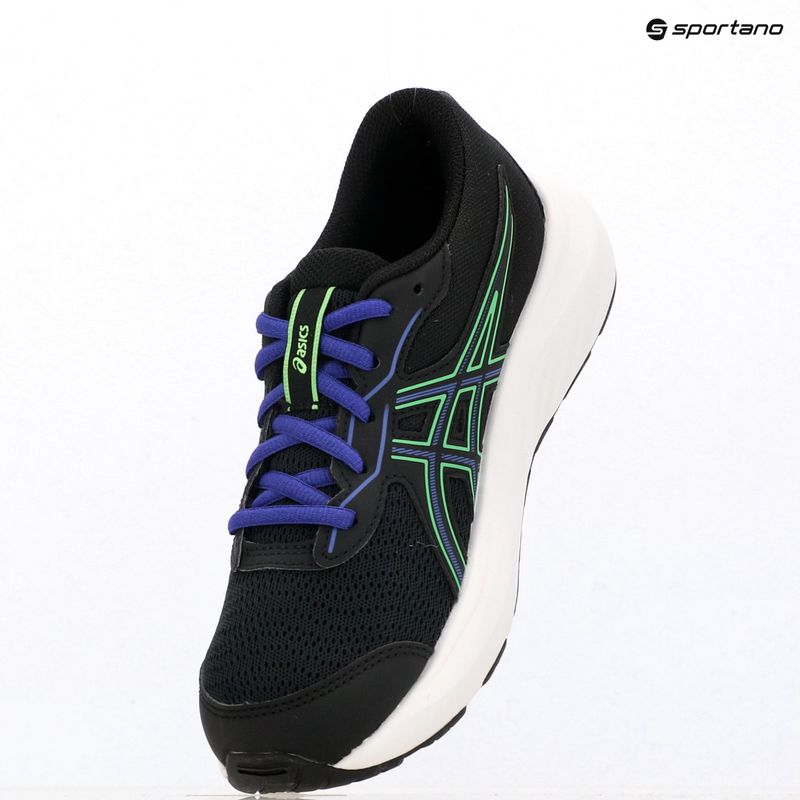 Dětské běžecké boty ASICS Contend 9 GS black/vital green 17