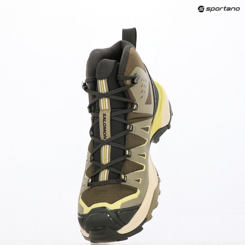 Pánské trekové boty Salomon X Ultra 360 Edge Mid GTX olive night/aloe 9