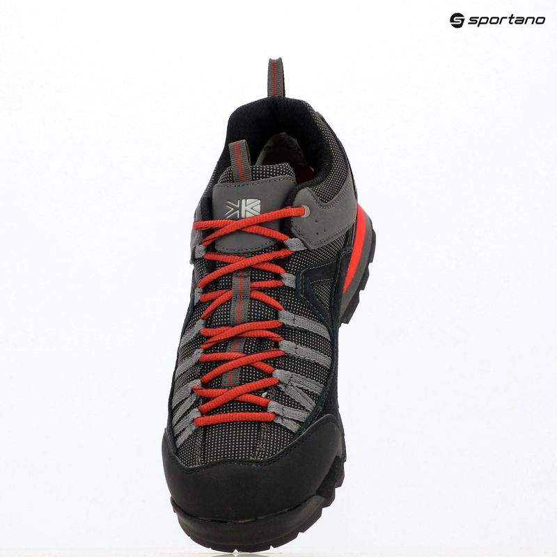 Pánské trekové boty Karrimor Spike Low black/red 9