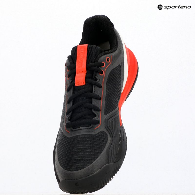 Pánské tenisové boty Wilson Rush Pro 5 Clay black/infrared/white 11