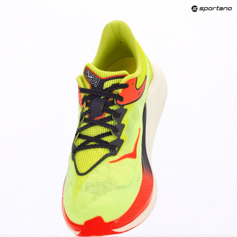 Běžecké boty HOKA Rocket X 3 neon yuzu/squid ink 18
