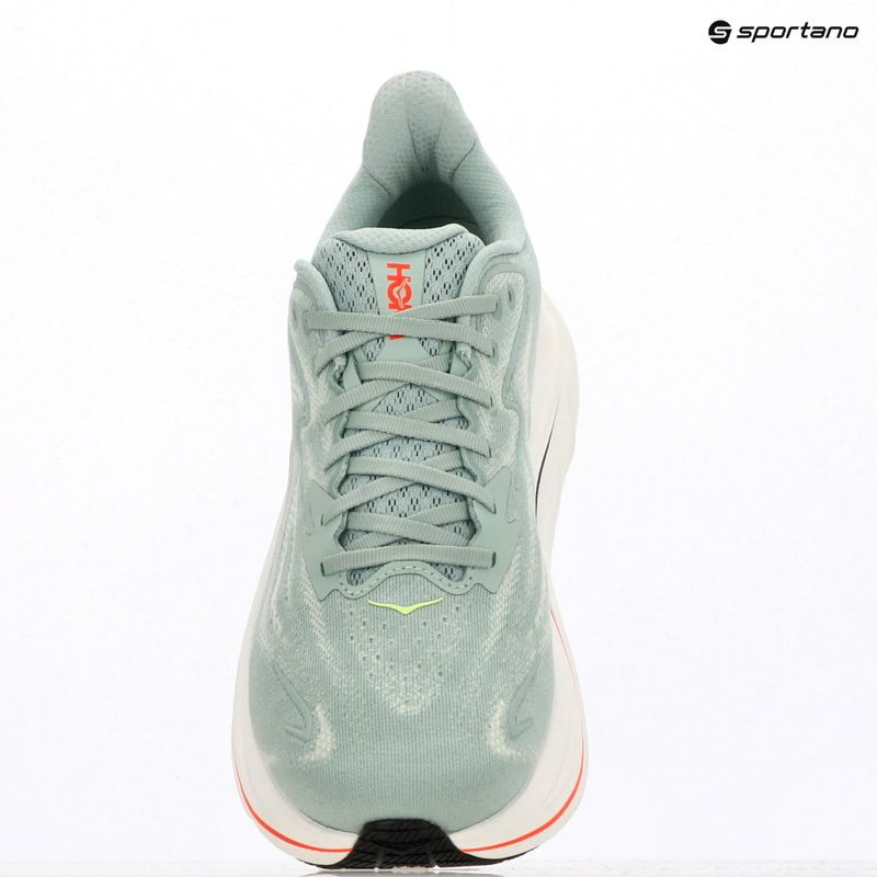 Pánské běžecké boty HOKA Clifton 10 Wide sage/neon flame 17